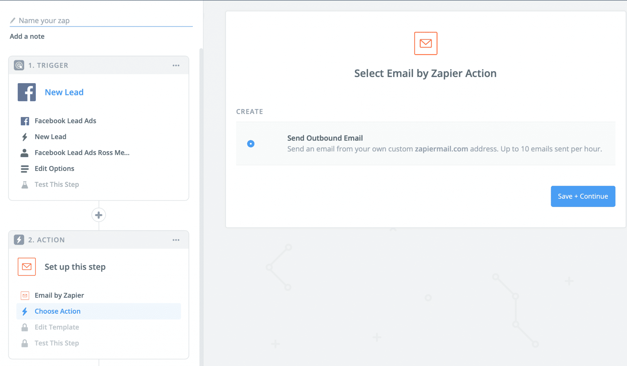 Email by Zapier for sending outbound email