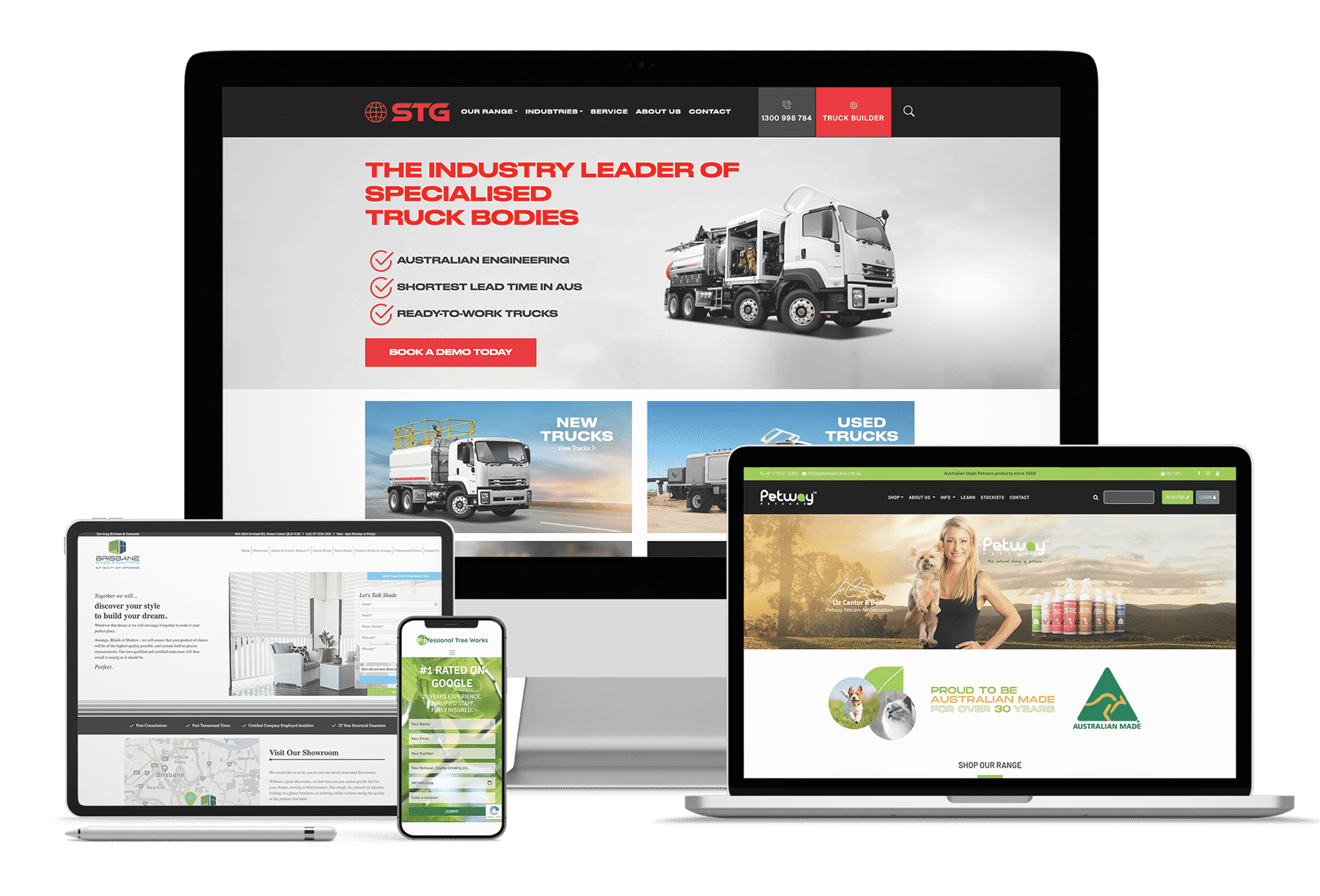 Media Booth Web Design Example