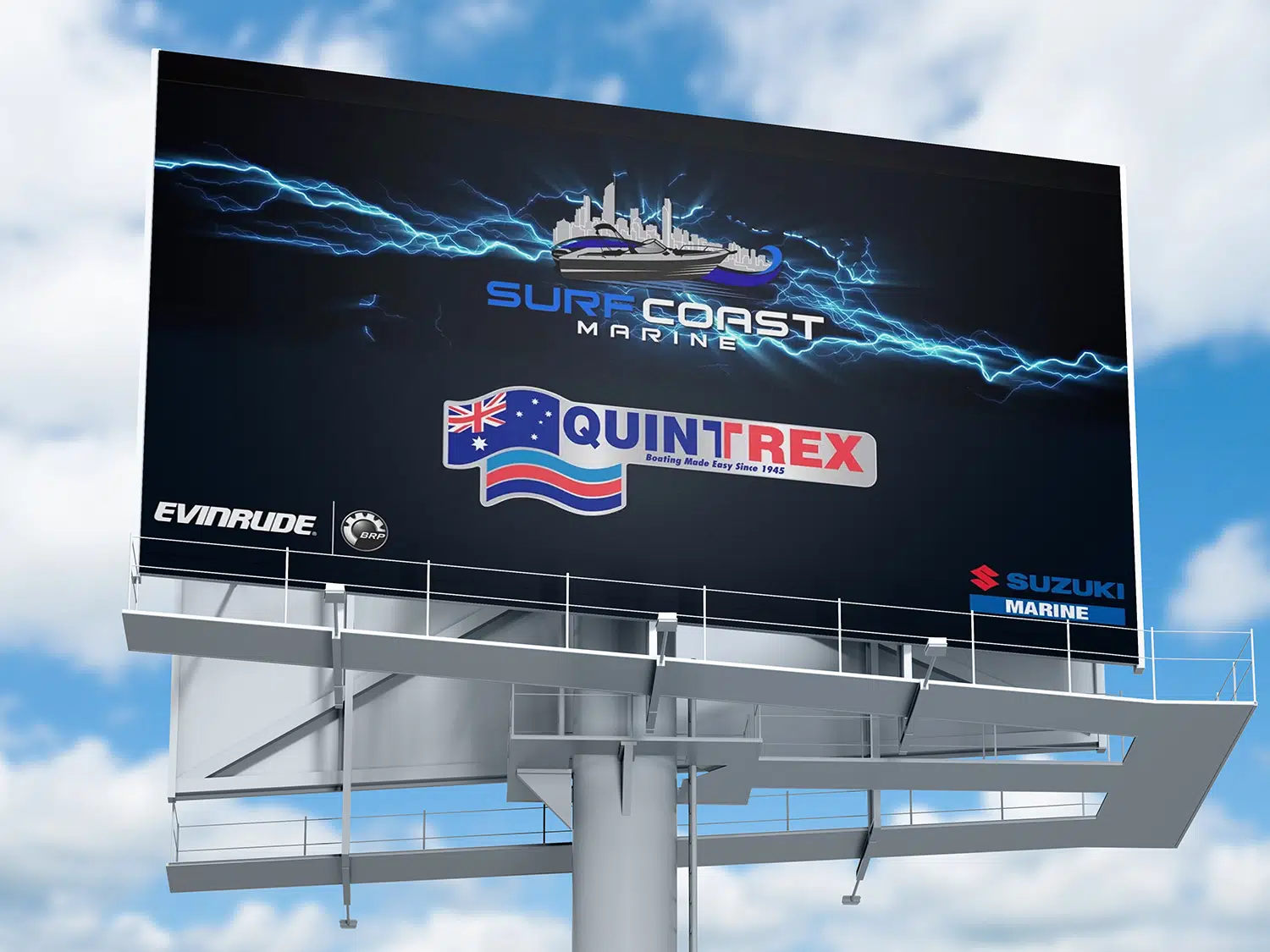 Large format outdoor signage