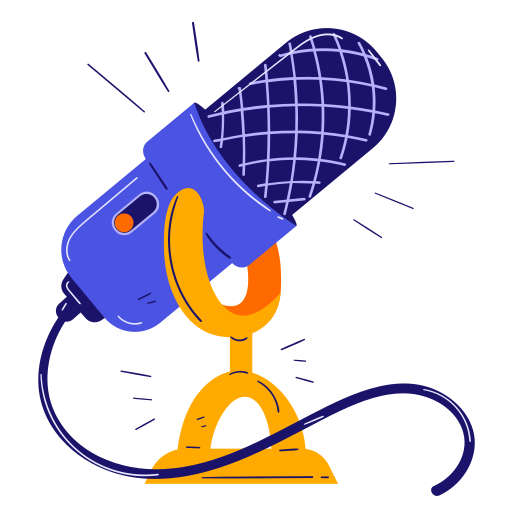 Podcast microphone icon