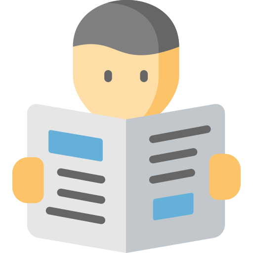 Catalogue reading icon