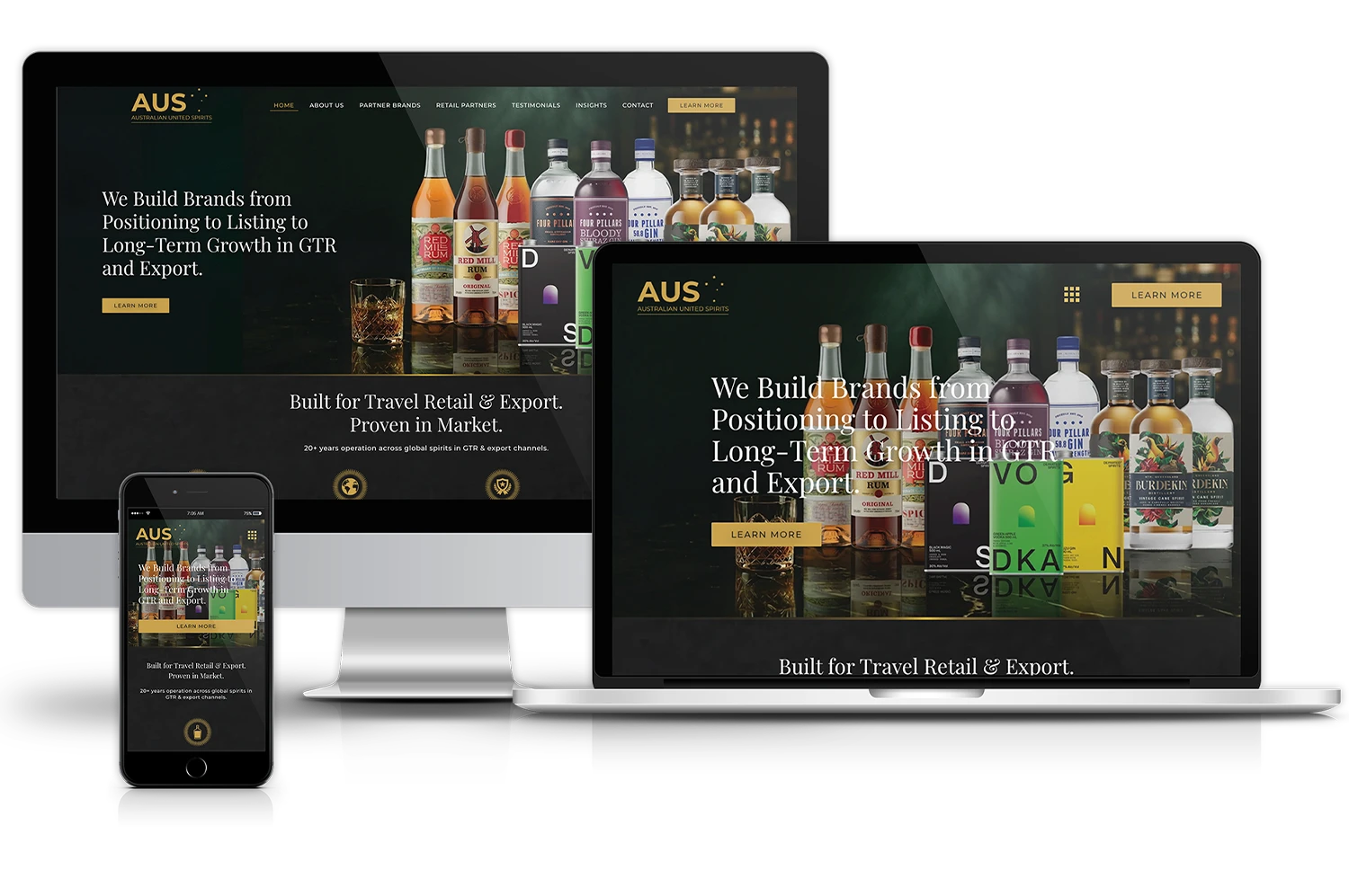 Australian Spirits website