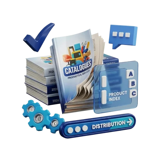 Printed catalogue design strategy