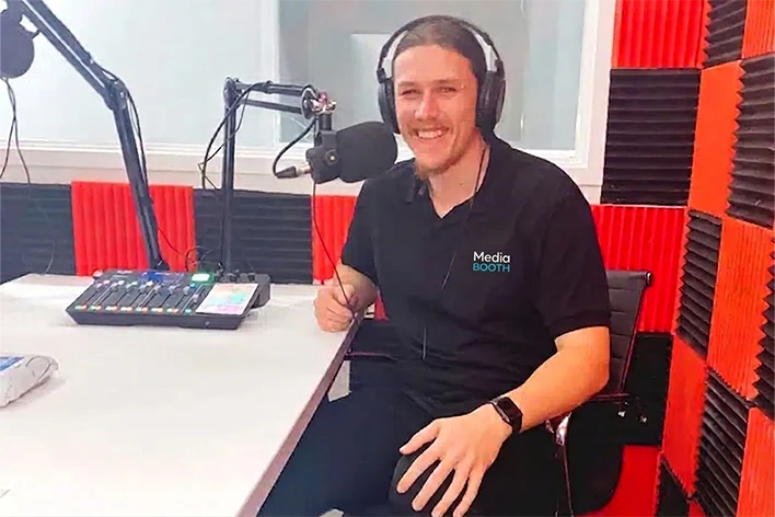 Media Booth podcast studio