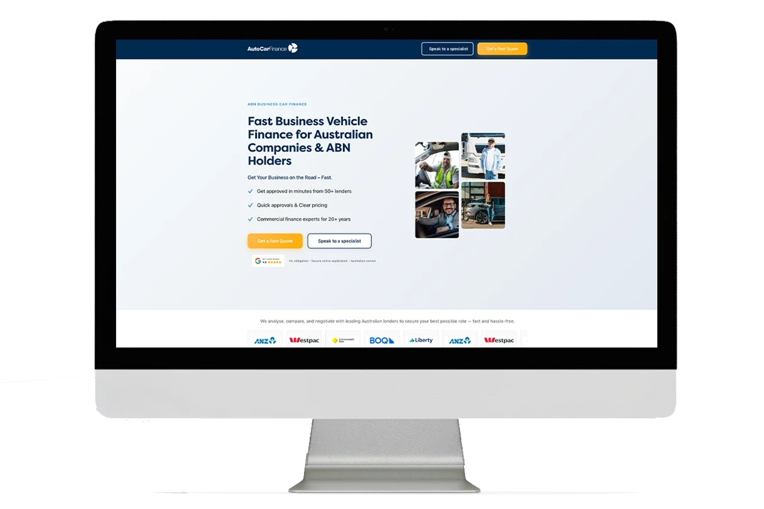Landing page development Gold Coast