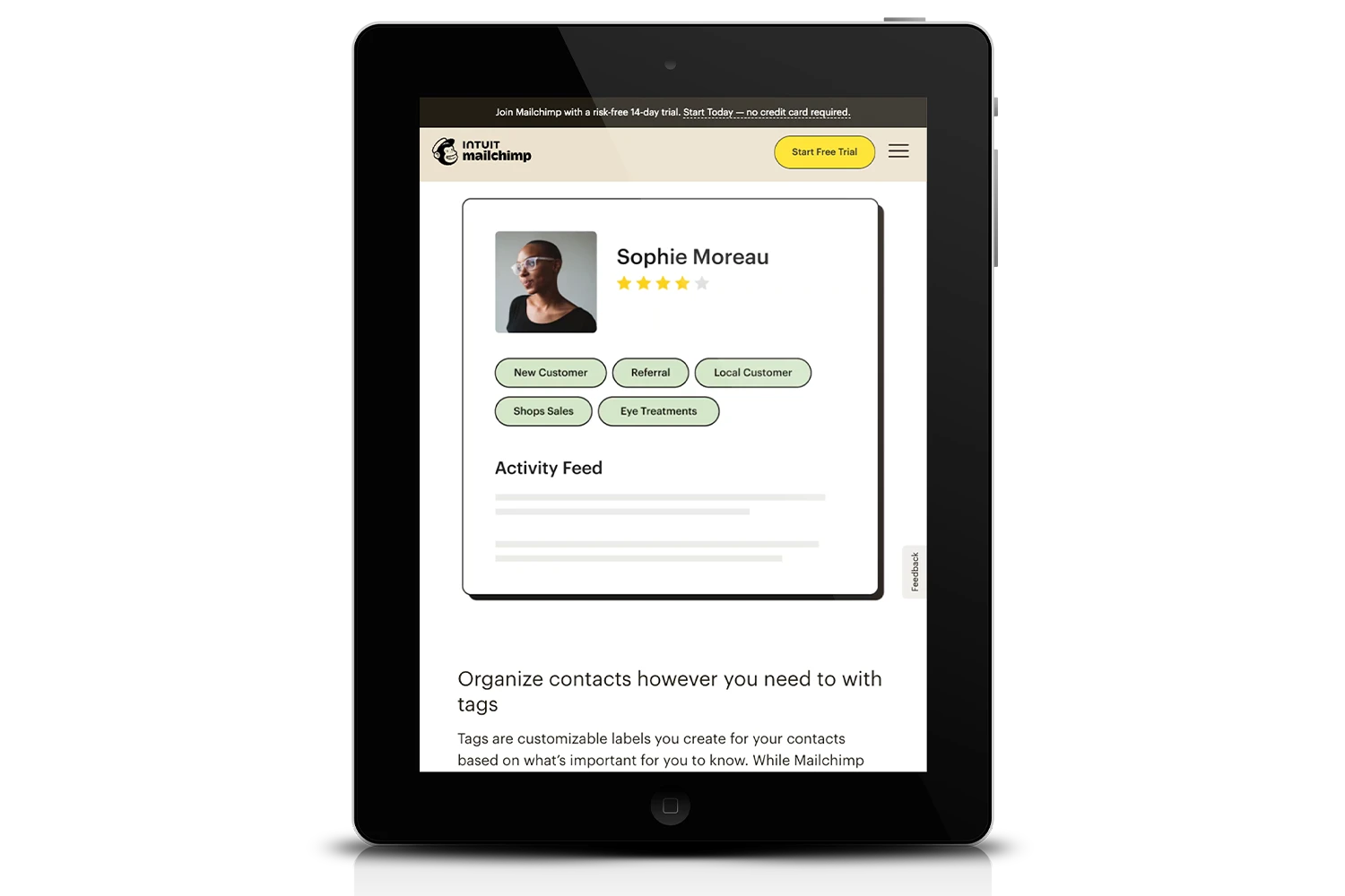 Mailchimp audience management example