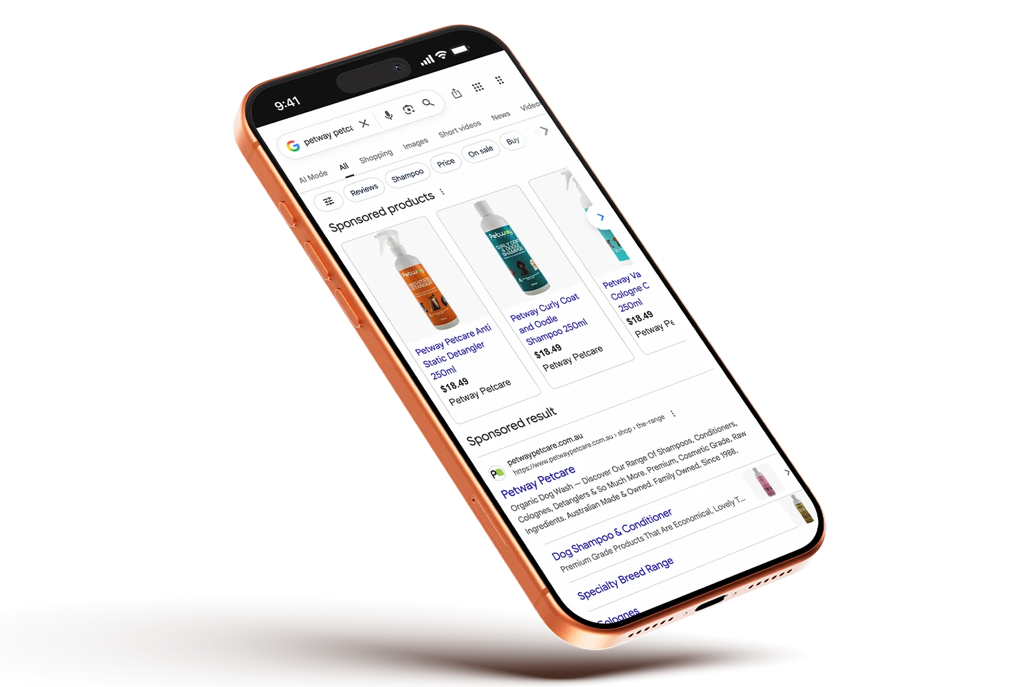 Google Ads high intent search results
