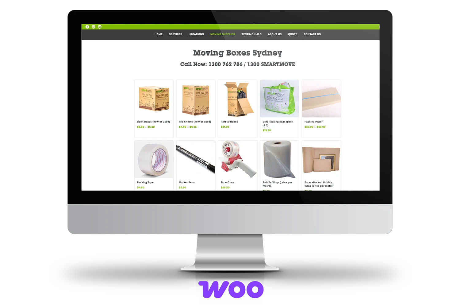 WooCommerce website features