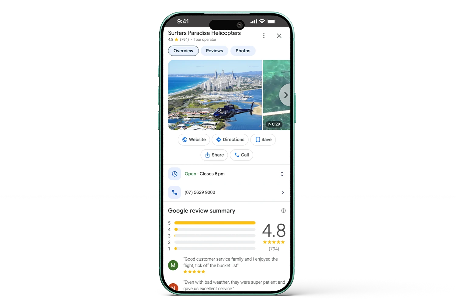 Google Business Profile customer discovery