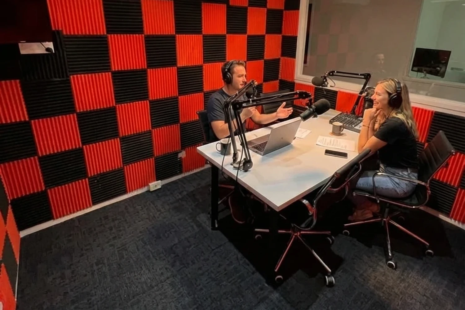 Professional podcast recording studio