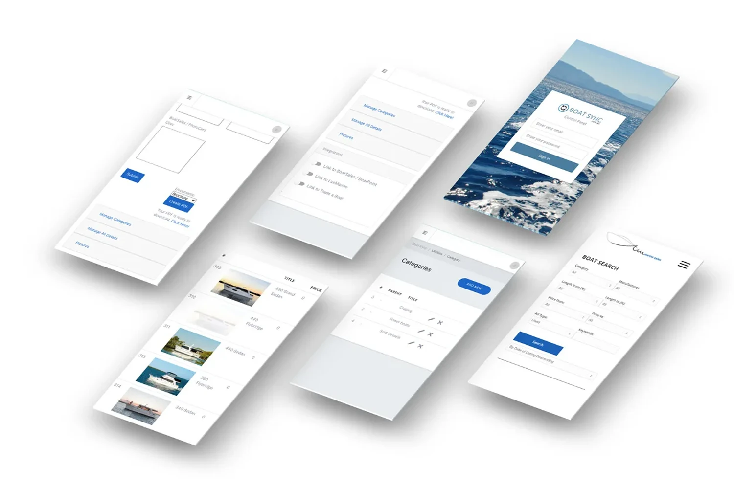 BoatSync documents and templates