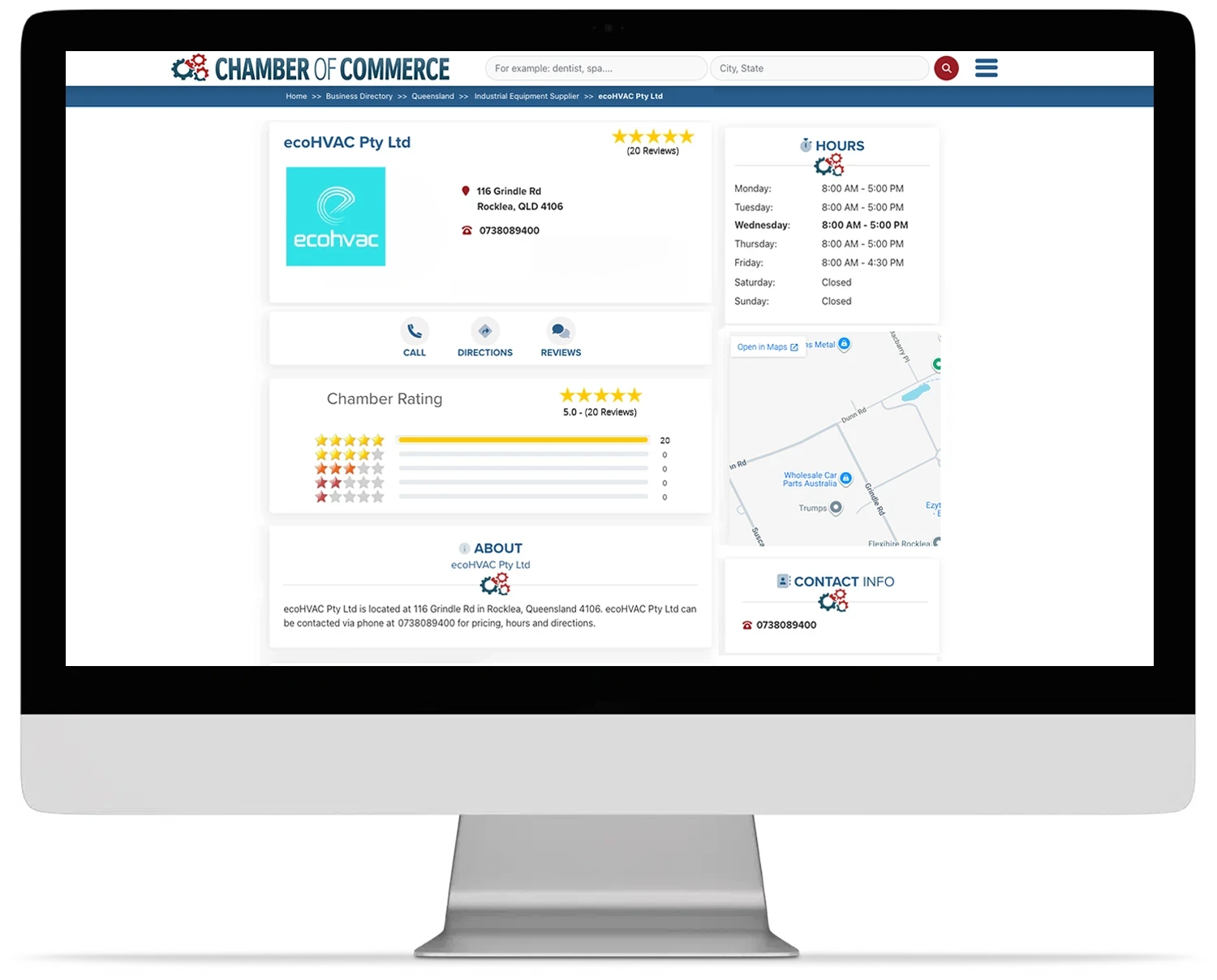 Local directory visibility