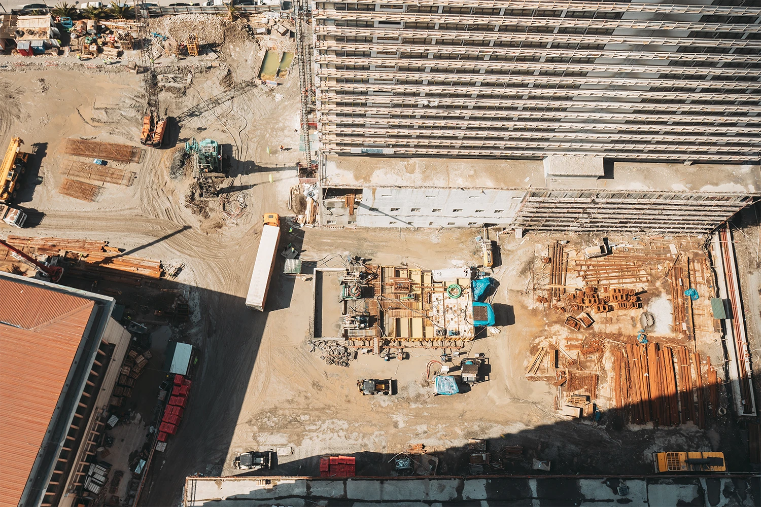 Construction progress photography
