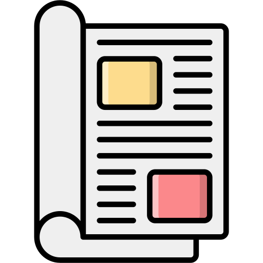 Print ad design icon