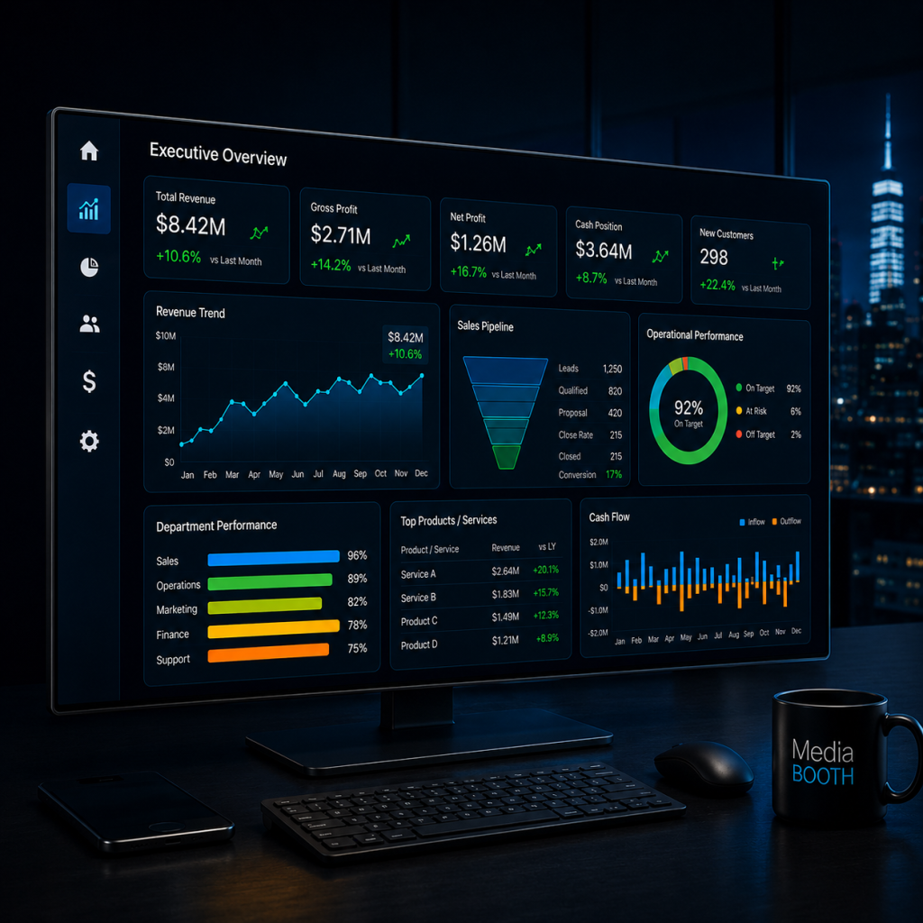 AI connected to business systems and APIs
